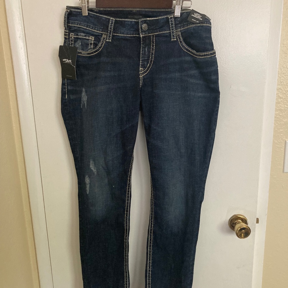 Silver Jeans Suki straight plus